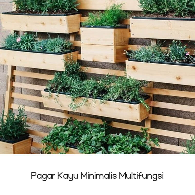 Detail Pagar Kayu Minimalis Taman Nomer 50