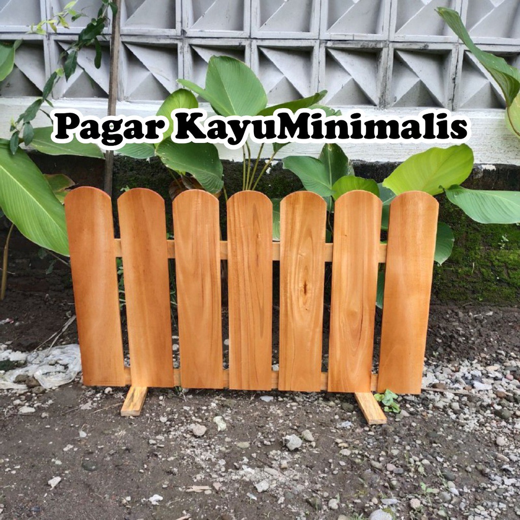 Detail Pagar Kayu Minimalis Taman Nomer 58