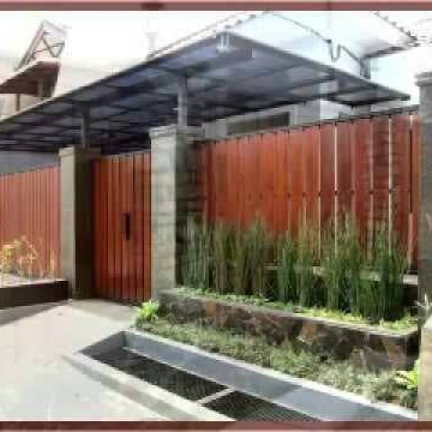 Detail Pagar Kayu Rumah Minimalis Nomer 10