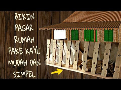 Detail Pagar Kayu Teras Nomer 57