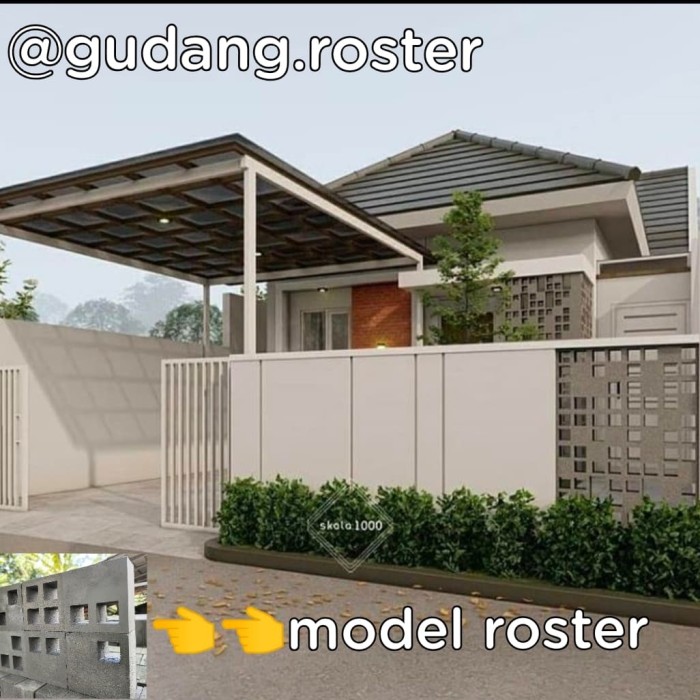 Detail Pagar Loster Rumah Terbaru Nomer 45