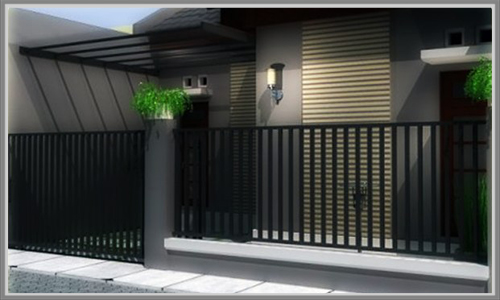 Detail Pagar Minimalis Rumah Nomer 55