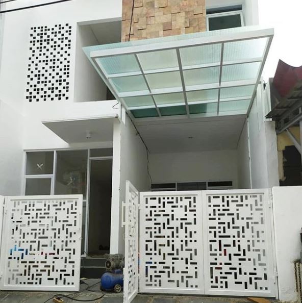 Detail Pagar Rumah Minimalis Putih Nomer 19