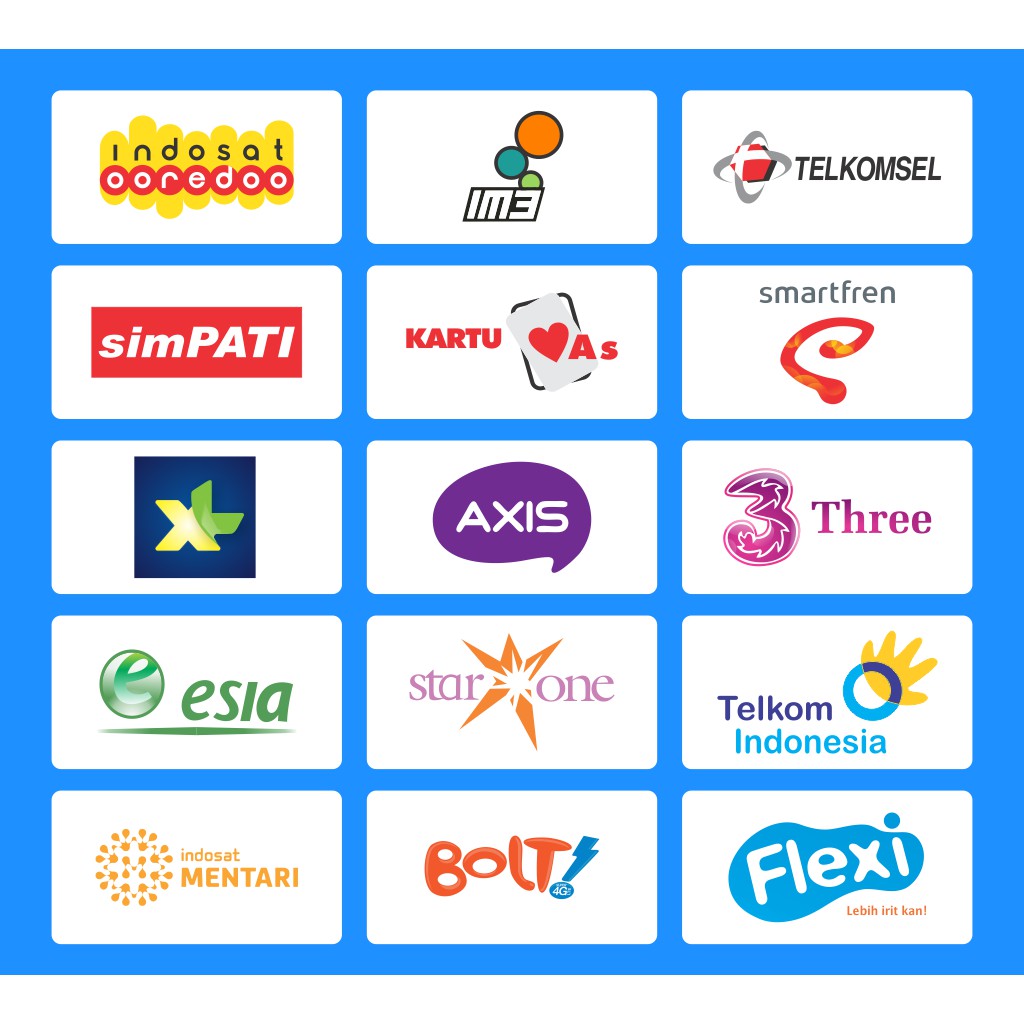 Detail Logo Semua Operator Pulsa Nomer 11