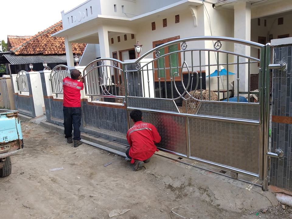 Detail Pagar Rumah Stainless Nomer 40