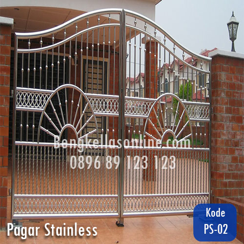 Detail Pagar Rumah Stainless Nomer 52