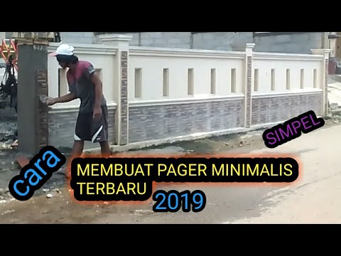 Detail Pagar Rumah Tembok Minimalis Nomer 53