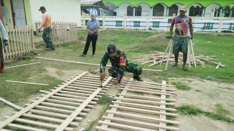 Detail Pagar Sekolah Dari Bambu Nomer 46