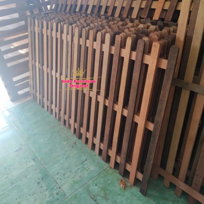Detail Pagar Taman Kayu Nomer 34
