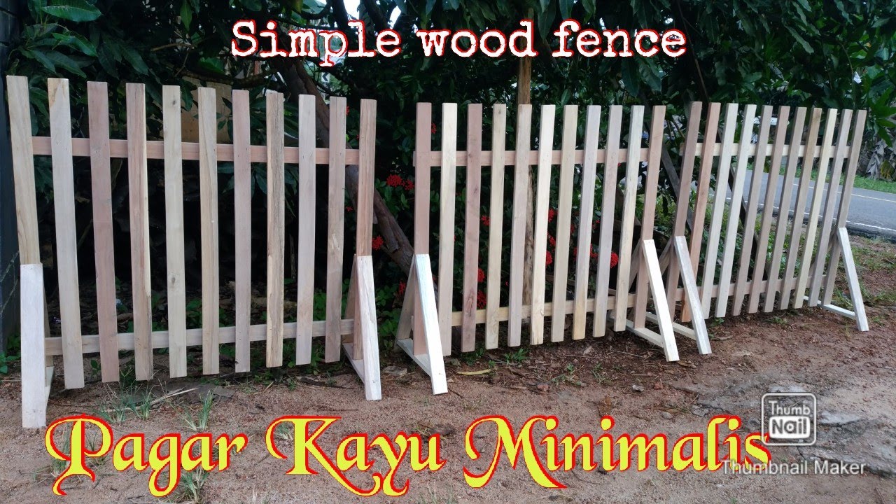 Detail Pagar Taman Kayu Nomer 6