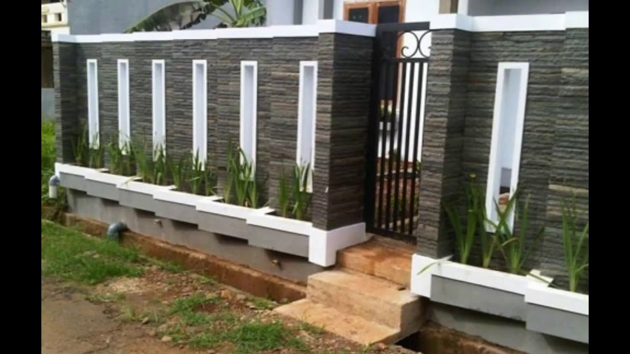 Detail Pagar Tembok Pagar Rumah Minimalis Nomer 11