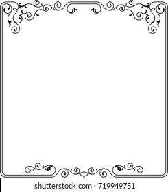 Detail Page Border Undangan Nomer 45