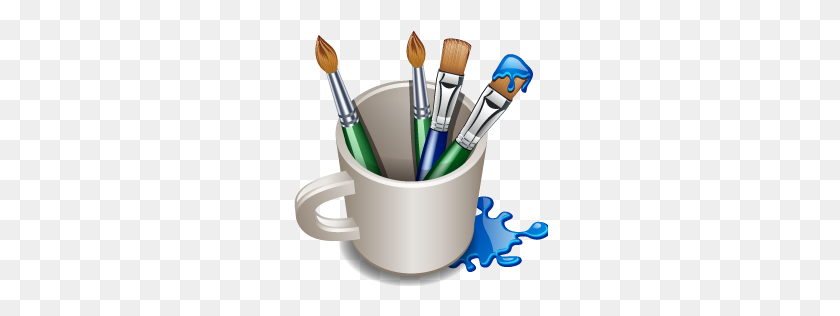 Detail Paint Brush Clipart Png Nomer 13