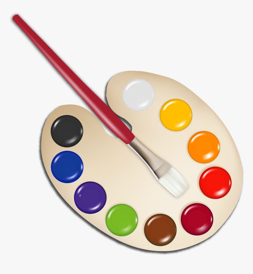 Detail Paint Palette Transparent Background Nomer 16