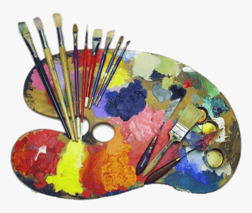 Detail Paint Palette Transparent Background Nomer 23