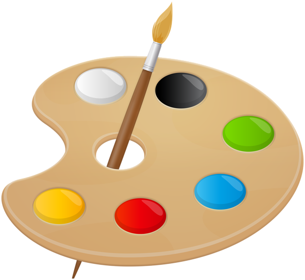Detail Paint Palette Transparent Background Nomer 24