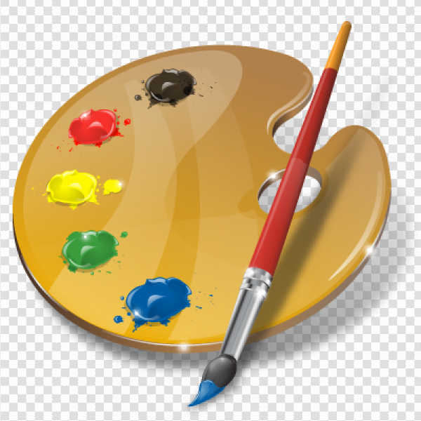 Detail Paint Palette Transparent Background Nomer 49