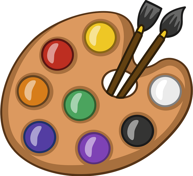 Detail Paint Palette Transparent Background Nomer 54