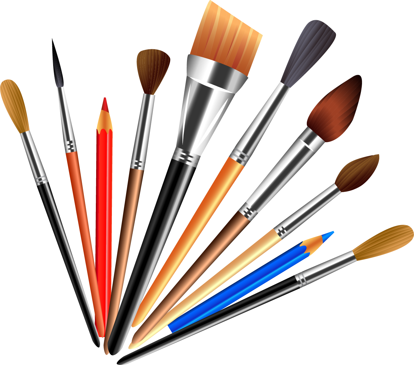 Detail Paintbrushes Png Nomer 20