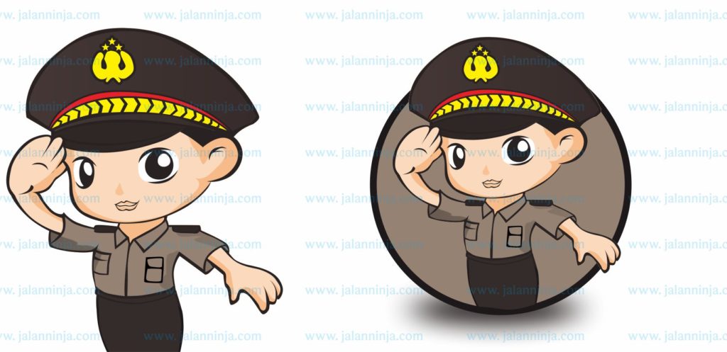 Detail Pak Polisi Kartun Nomer 14
