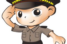 Detail Pak Polisi Kartun Nomer 6