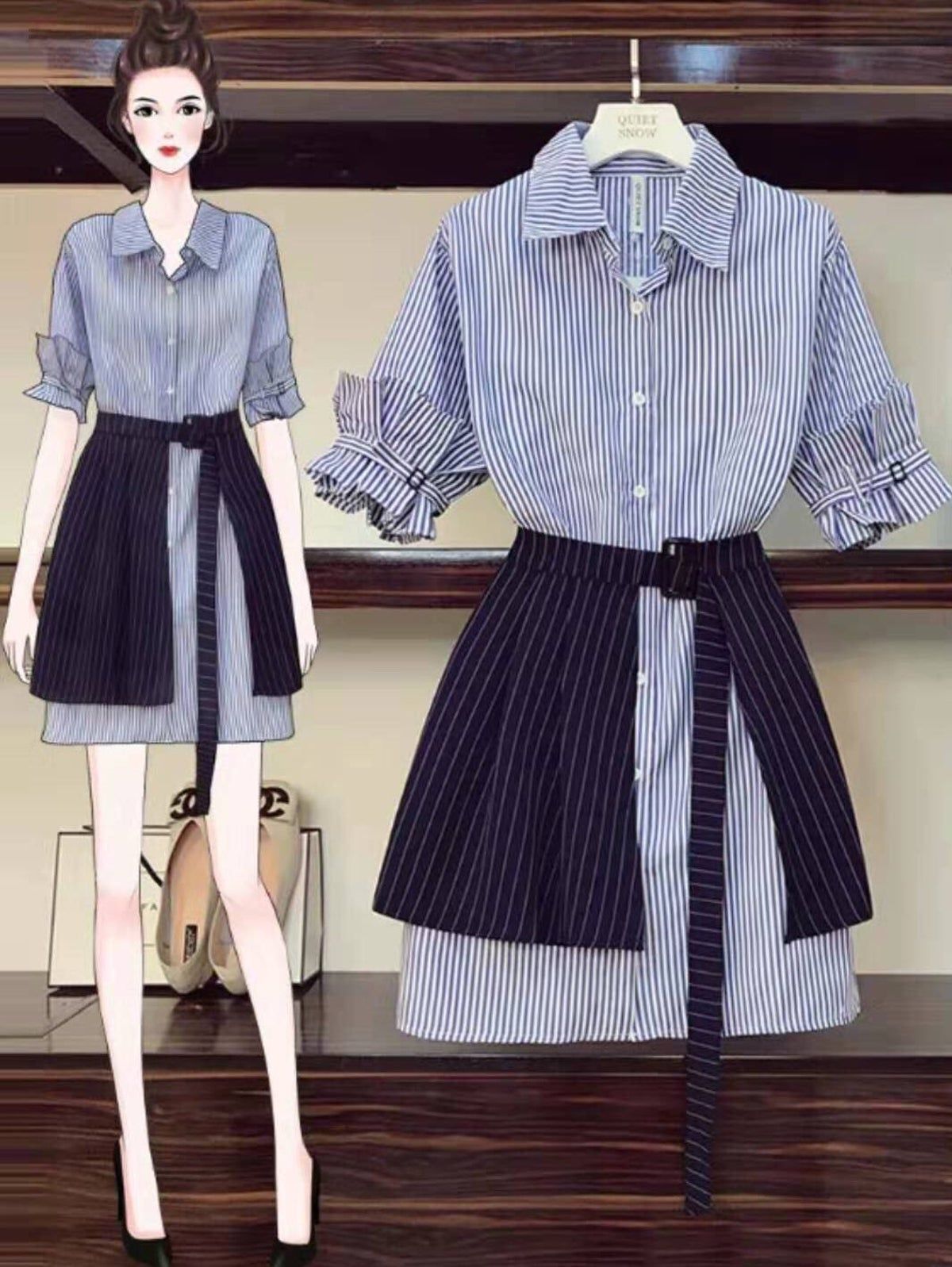 Detail Pakaian Semi Formal Nomer 17