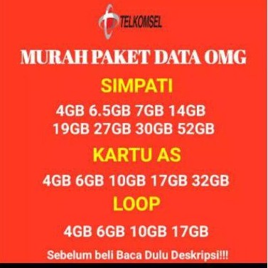 Detail Paket Data Loop Murah Nomer 33