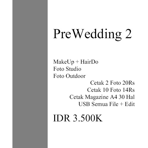 Detail Paket Foto Prewedding Nomer 41