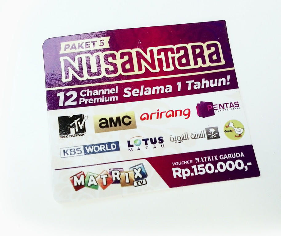 Detail Paket Nusantara Matrix Garuda Nomer 16