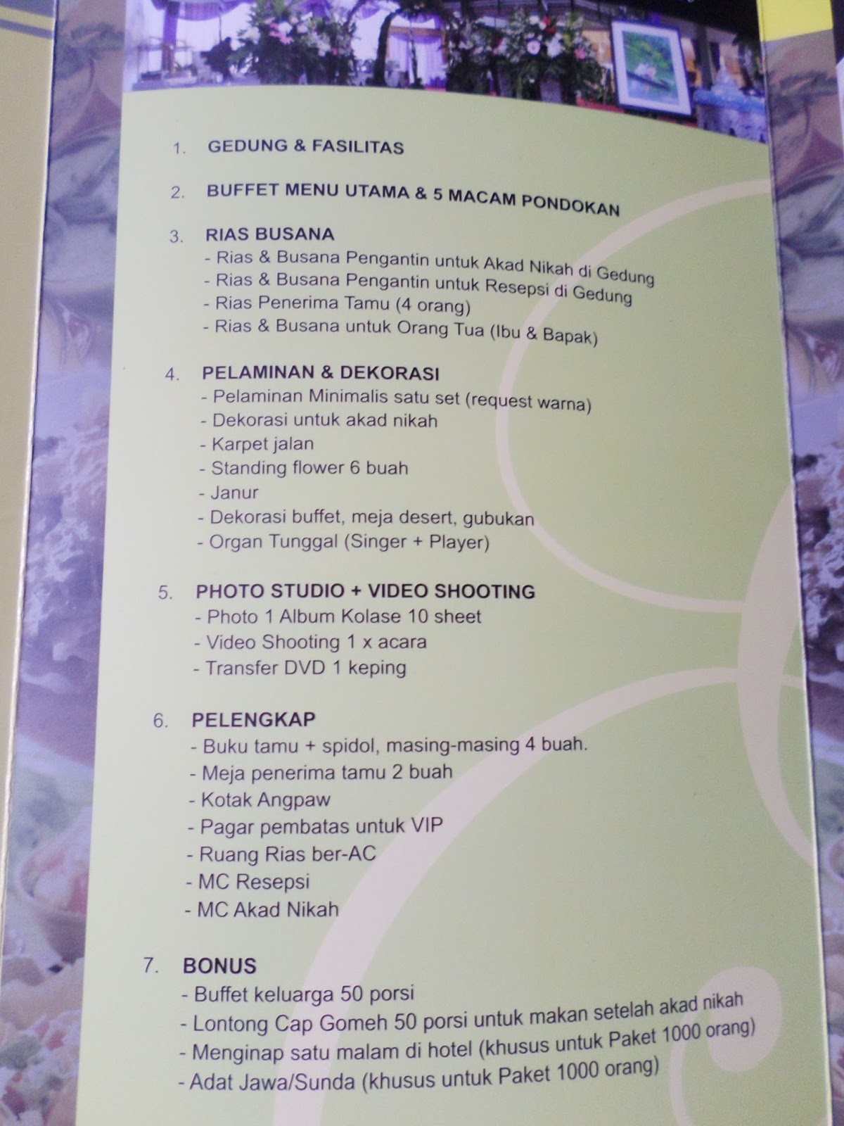 Detail Paket Pernikahan Rumah Murah Tanpa Catering Di Bekasi Nomer 50