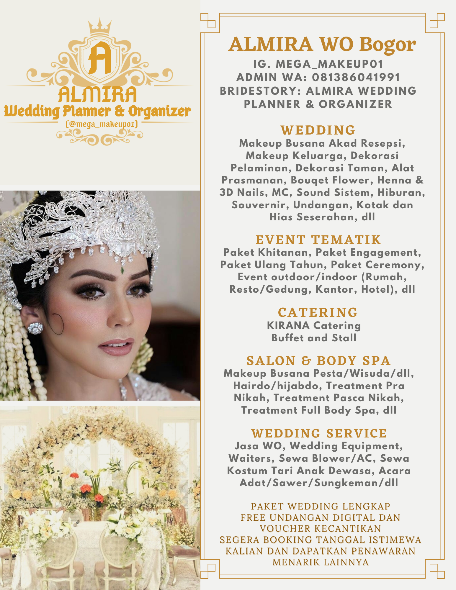 Detail Paket Rias Pengantin Bandung Nomer 28