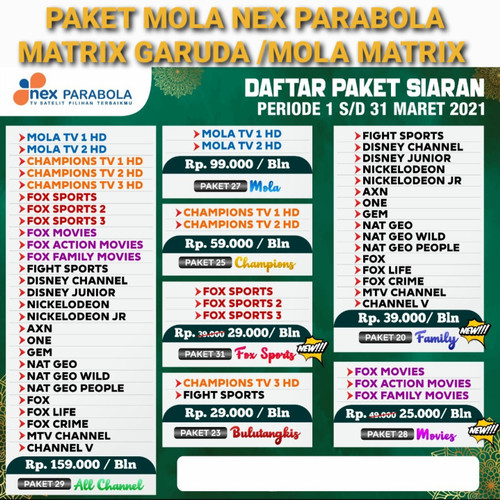 Detail Paket Sport Matrix Garuda Nomer 18