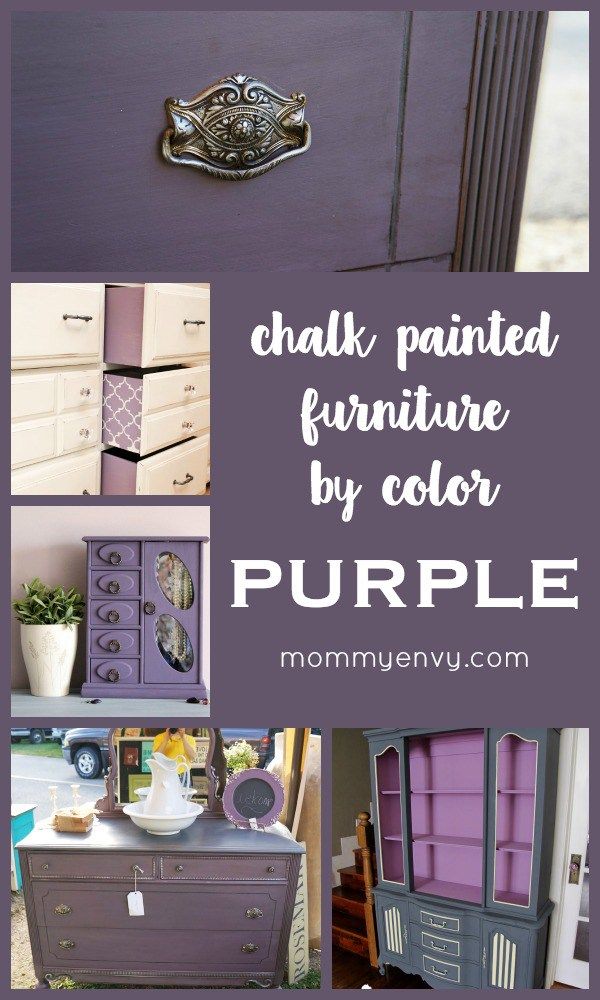 Detail Pale Plum Chalk Paint Furniture Nomer 2