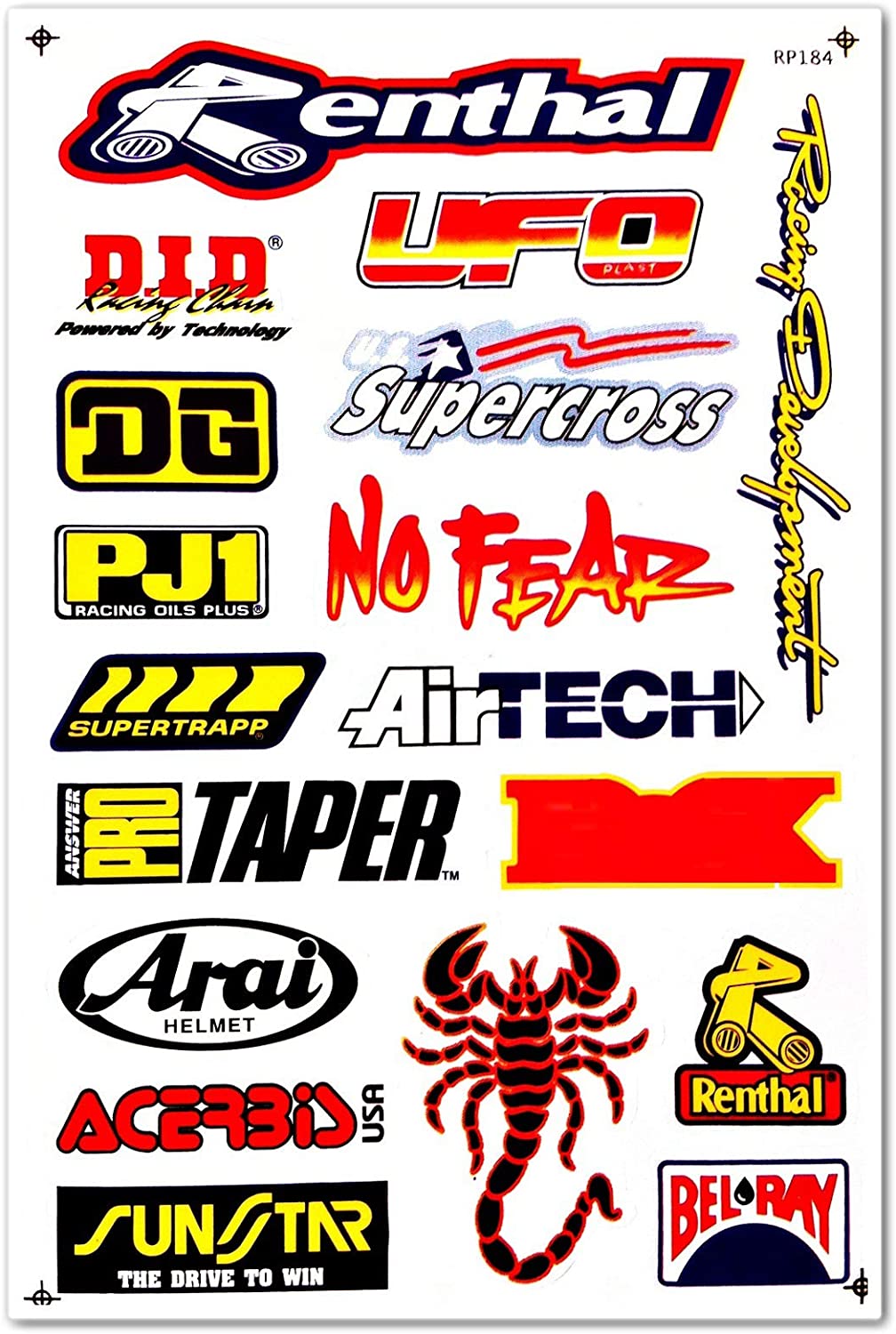 Detail Logo Sponsor Motor Road Race Nomer 24