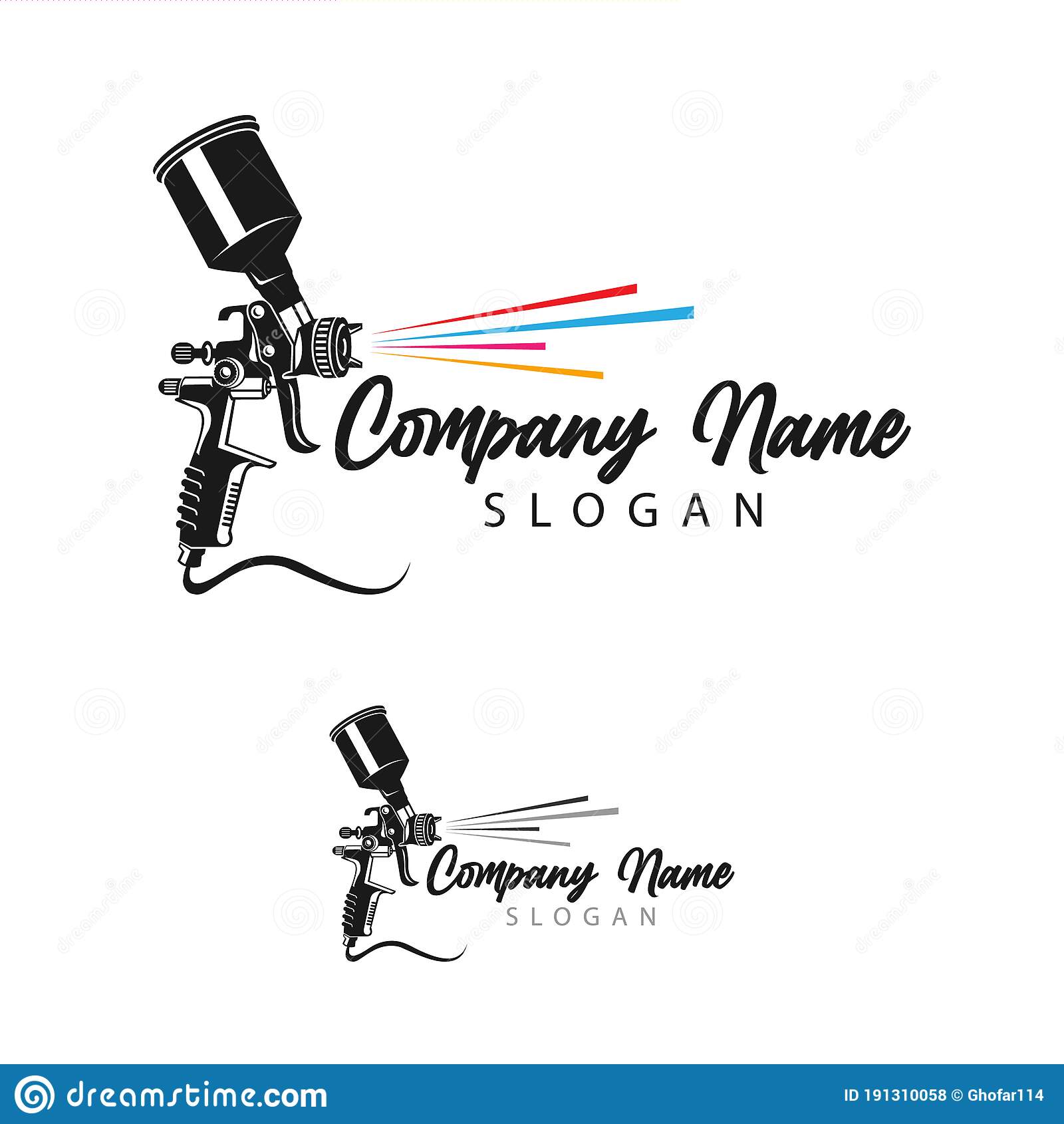 Detail Logo Spray Gun Nomer 3