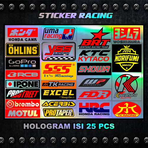 Detail Logo Stiker Balap Nomer 13