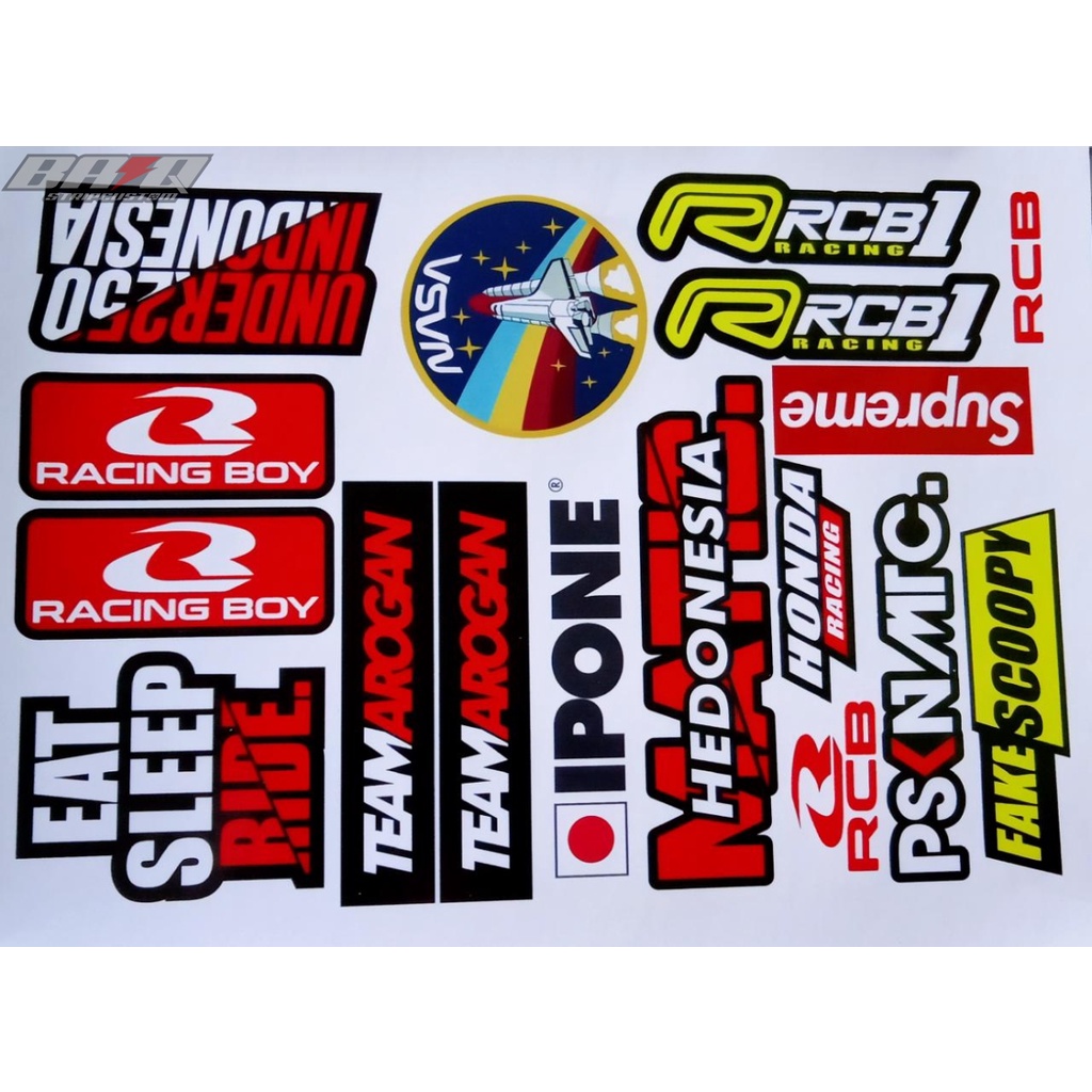 Detail Logo Stiker Balap Nomer 23