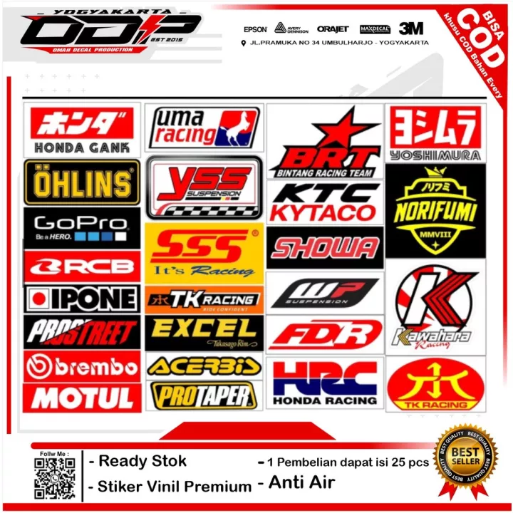 Detail Logo Stiker Balap Nomer 47