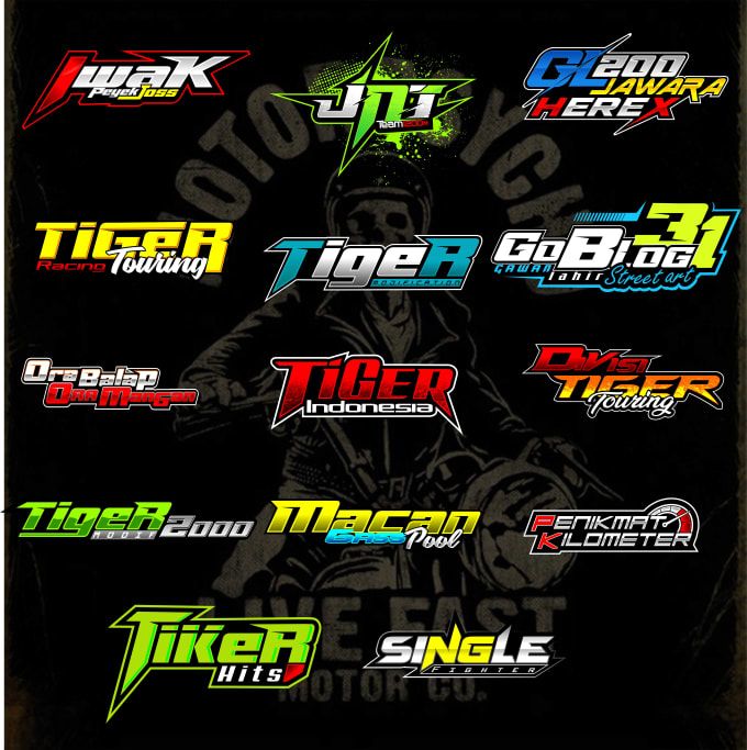 Detail Logo Stiker Racing Nomer 13