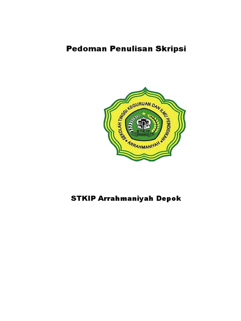 Detail Logo Stkip Arrahmaniyah Depok Nomer 11