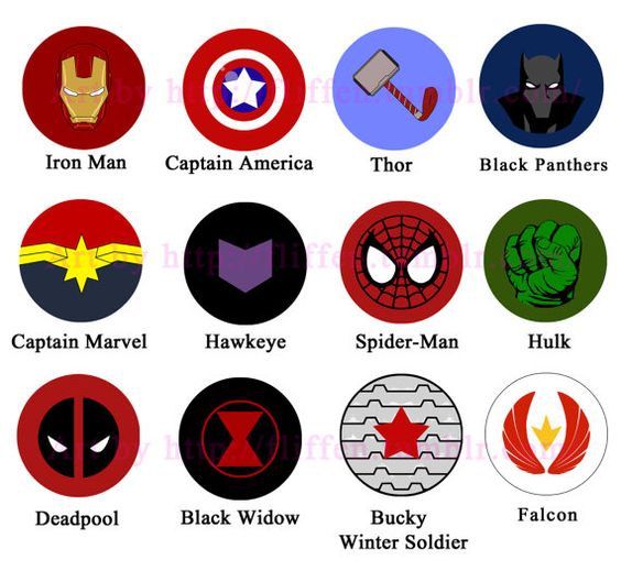 Detail Logo Superhero Marvel Nomer 2