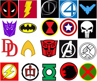 Detail Logo Superhero Marvel Nomer 12