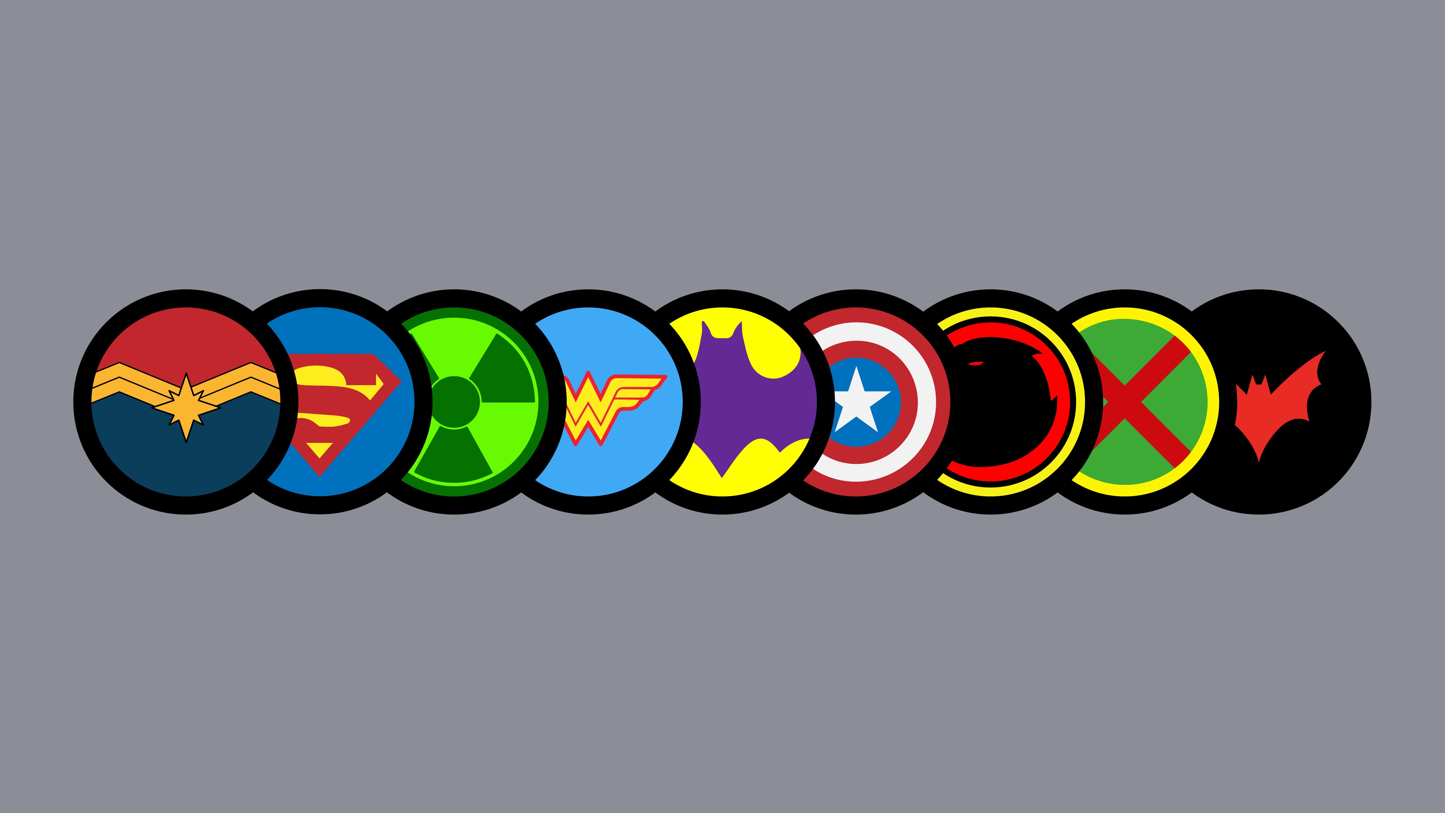 Detail Logo Superhero Marvel Nomer 16