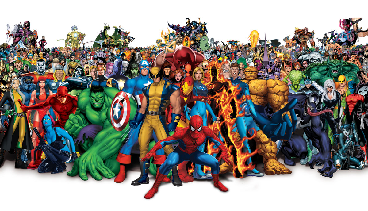 Detail Logo Superhero Marvel Nomer 46