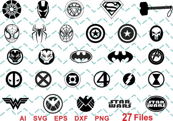 Detail Logo Superhero Marvel Nomer 49