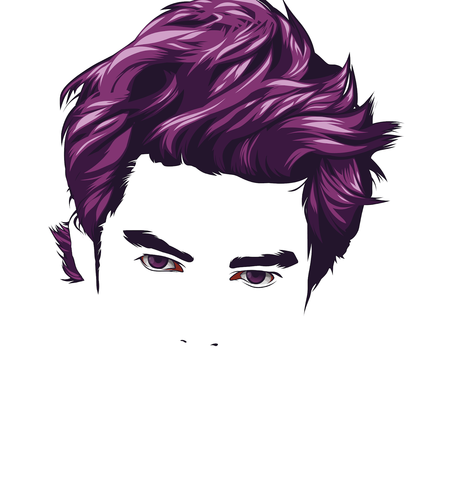 Detail Palet Warna Rambut Vector Nomer 14