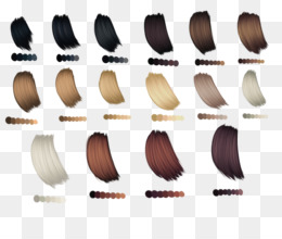 Detail Palet Warna Rambut Vector Nomer 25