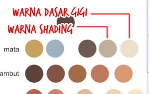 Detail Palet Warna Rambut Vector Nomer 27