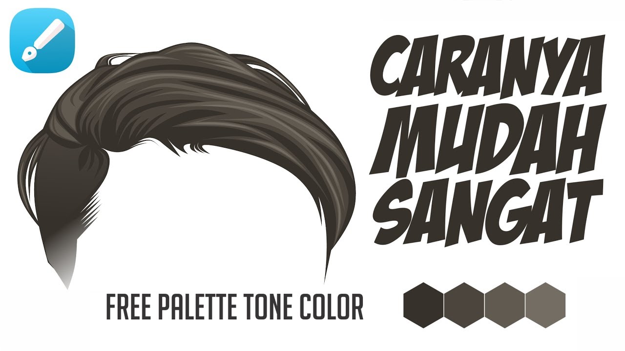 Detail Palet Warna Rambut Vector Nomer 4