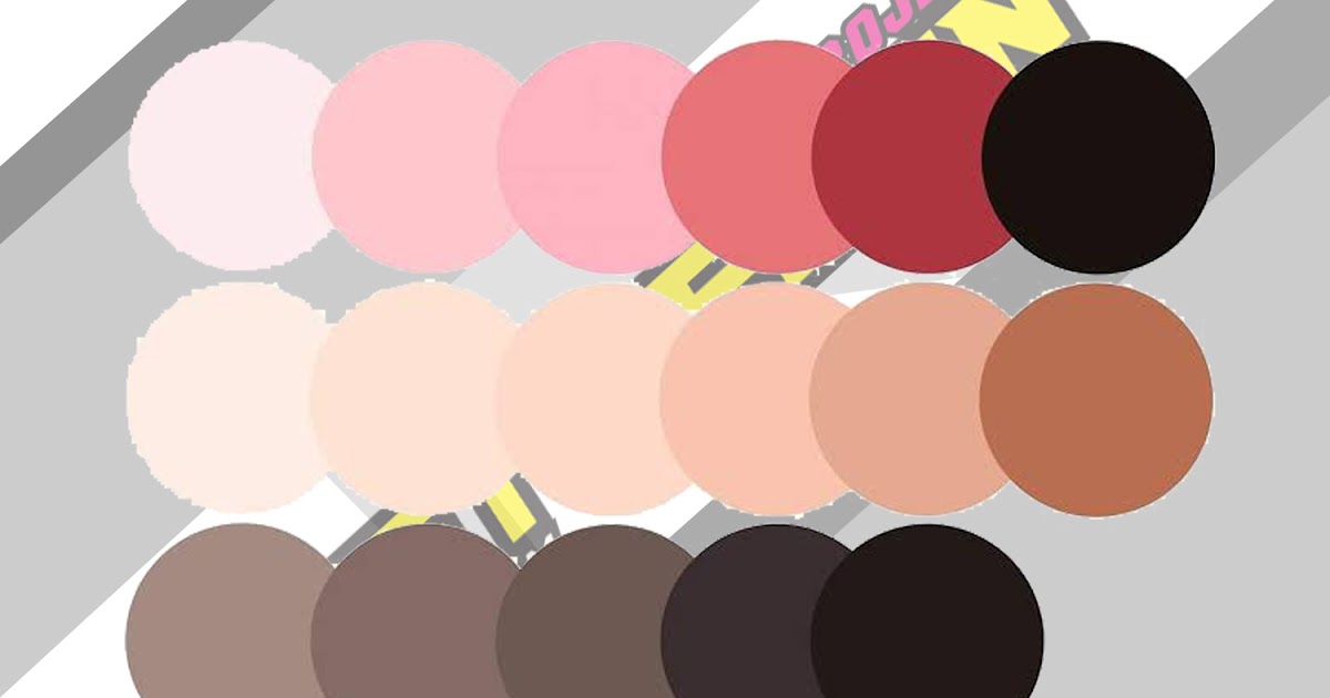 Detail Palet Warna Rambut Vector Nomer 46